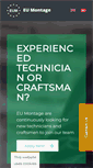 Mobile Screenshot of eumontage.dk